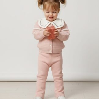 Knitted Wool Set for Girls